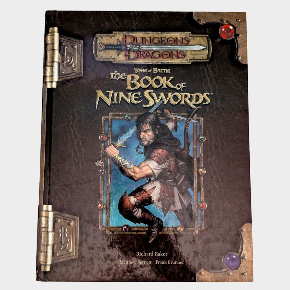 Dungeons & Dragons Book of Nine Swords Vintage 2006 d20 3.5 Fantasy Roleplaying